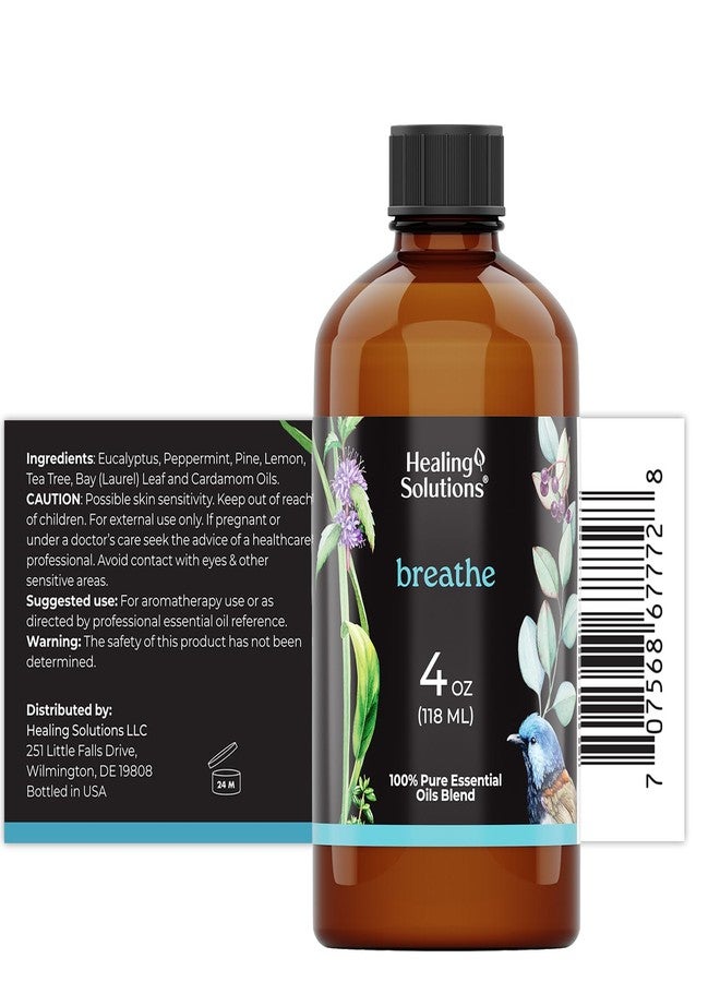 Healing Solutions Breathe Blend Essential Oil - 4 Fluid Ounces - Image 2